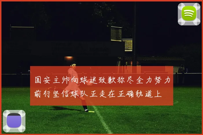 国安主帅向球迷致歉称尽全力努力前行坚信球队正走在正确轨道上